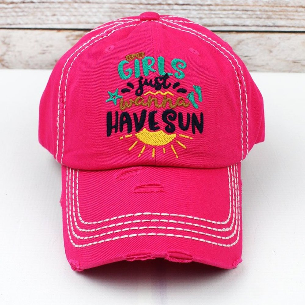 NWT "Girls Just Wanna" Cap - Picture 1 of 3